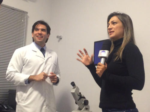 Entrevista com Dr Shinzato para TV Record. Assunto:  prevenção de glaucoma